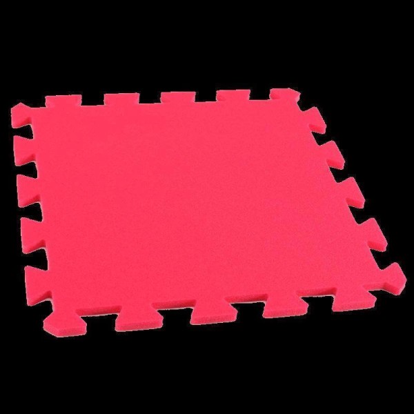 Bodenmatte Puzzlematten Einzelteile - 8 mm - rot