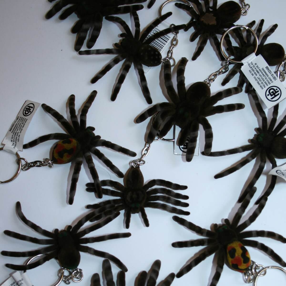 Taschenanhänger Mitgebsel Kindergeburtsta Schlüsselanhänger Spinne Give Away 