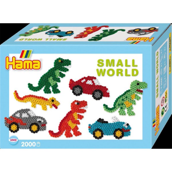 Hama Geschenkset kleine Welt Auto/Dino