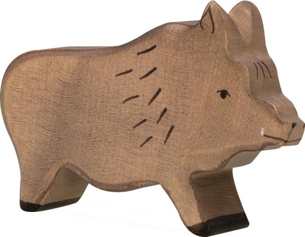 HOLZTIGER Wildschwein aus Holz - Eber
