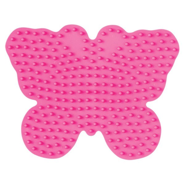 Hama Stiftplatte Schmetterling, farbig: pink